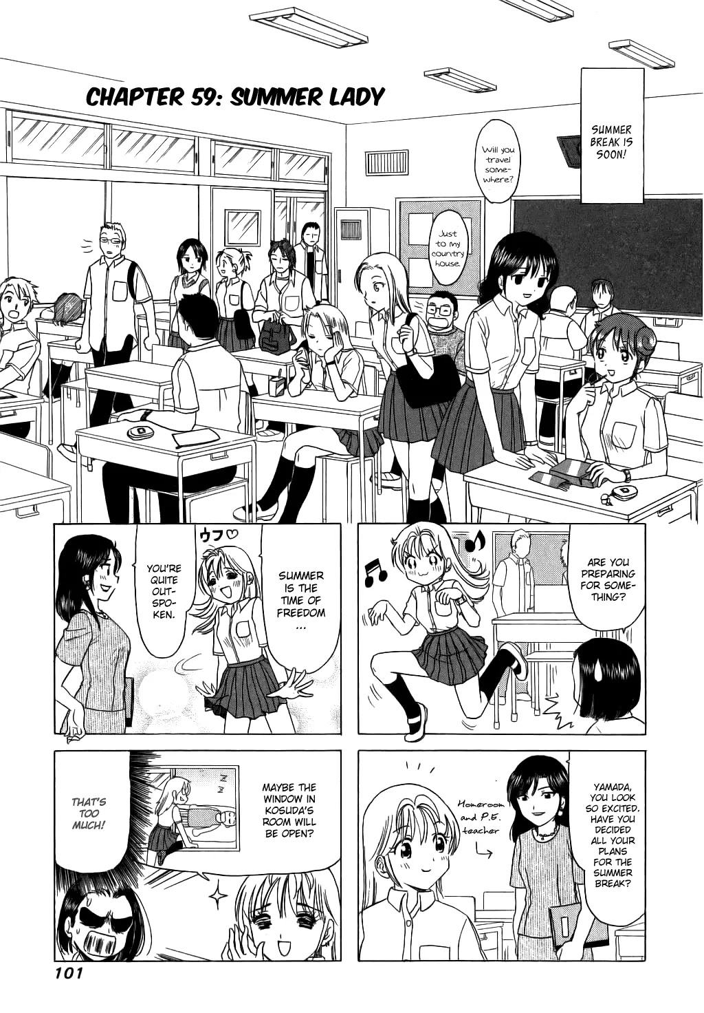 B Gata H Kei Chapter 59 page 1 - Chapter 59: Summer Lady