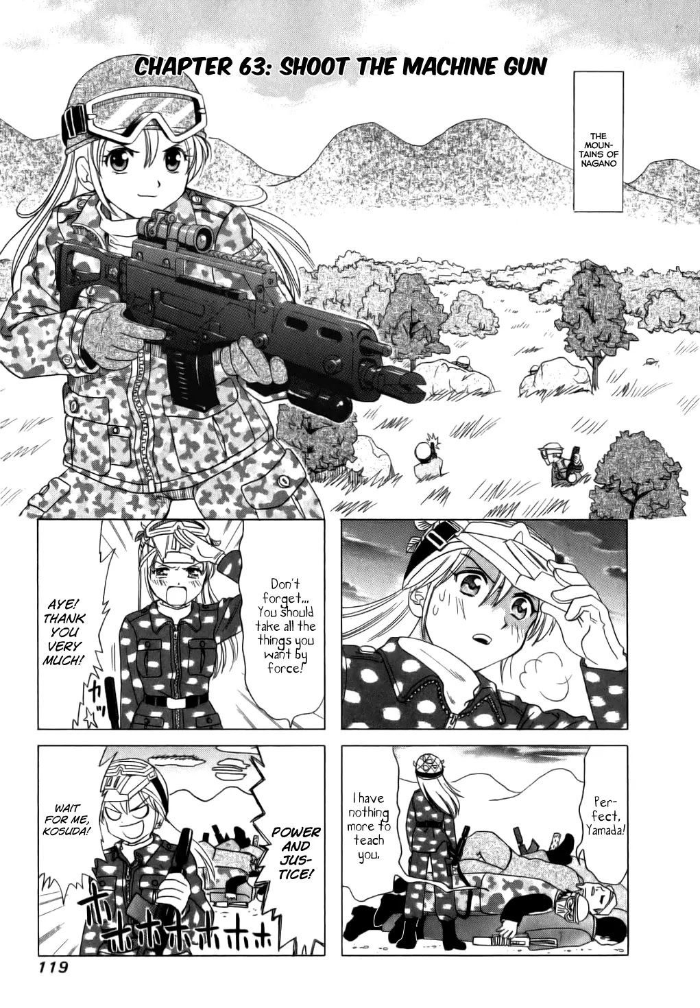 B Gata H Kei Chapter 63 page 1 - Chapter 63: Shoot the Machine Gun