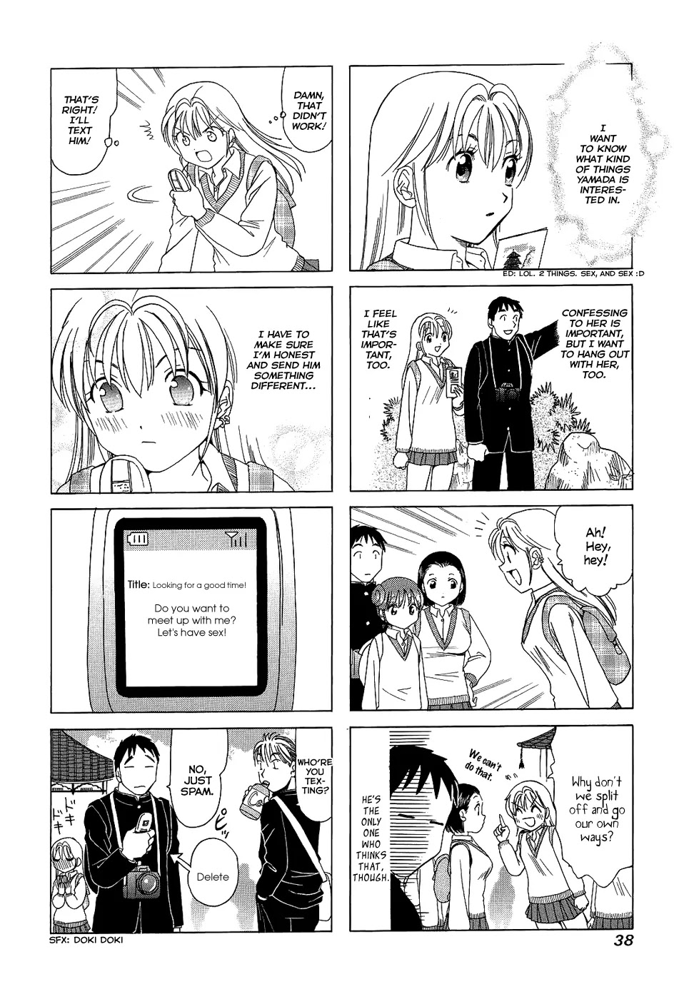 B Gata H Kei Chapter 80 page 2 - Chapter 80: "Down There"