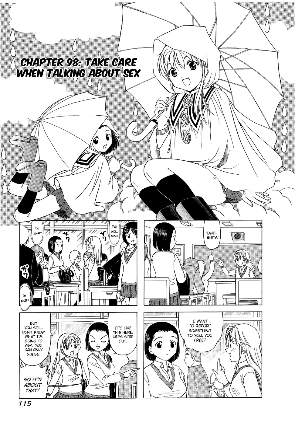 B Gata H Kei Chapter 98 page 1 - Chapter 98: Take Care When Talking About Sex