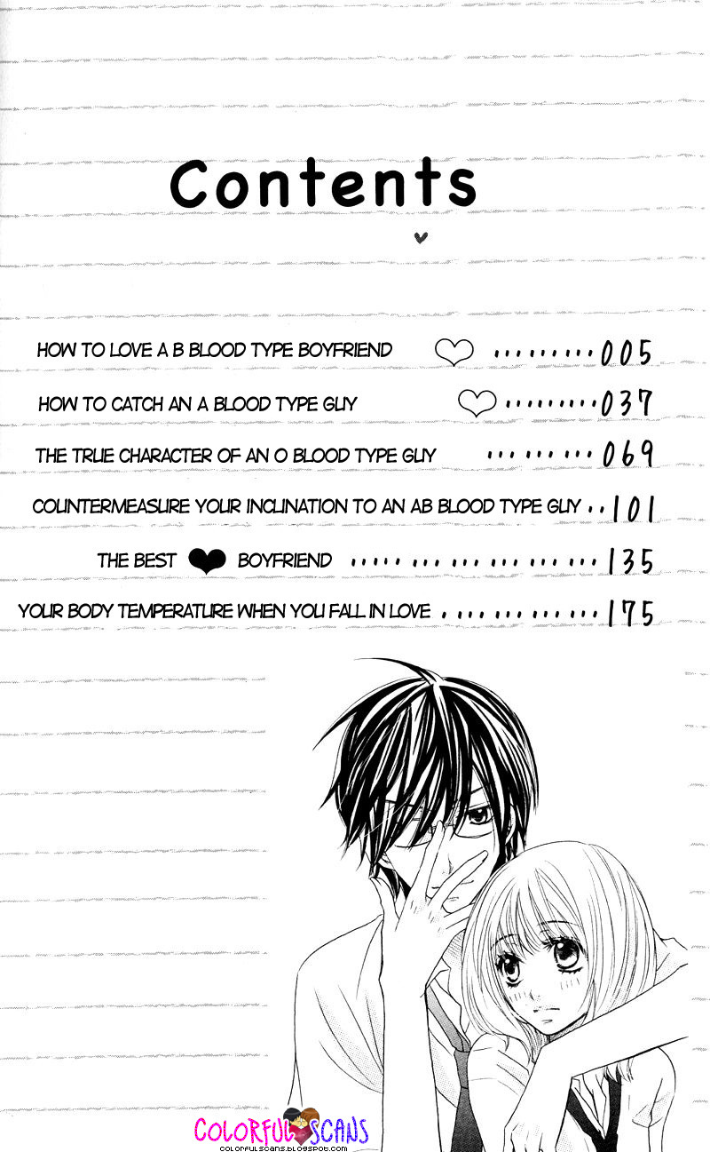 B-Gata Kareshi no Aishikata Chapter 1 page 3 - Chapter 1: How to love a B blood type boyfriend