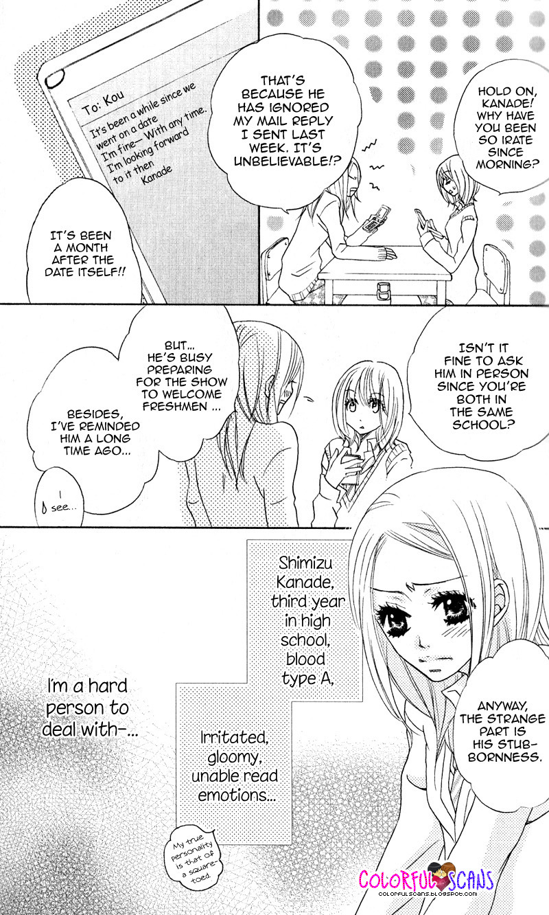 B-Gata Kareshi no Aishikata Chapter 1 page 6 - Chapter 1: How to love a B blood type boyfriend