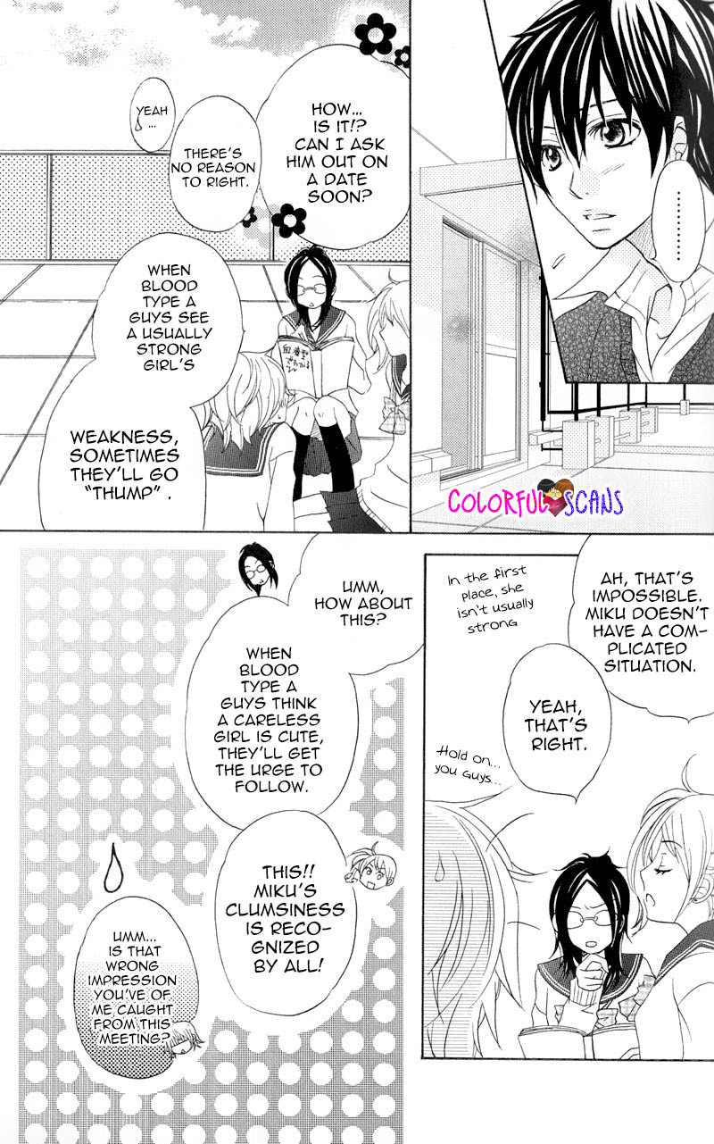 B-Gata Kareshi no Aishikata Chapter 2 page 13 - Chapter 2: How to catch an A blood type guy