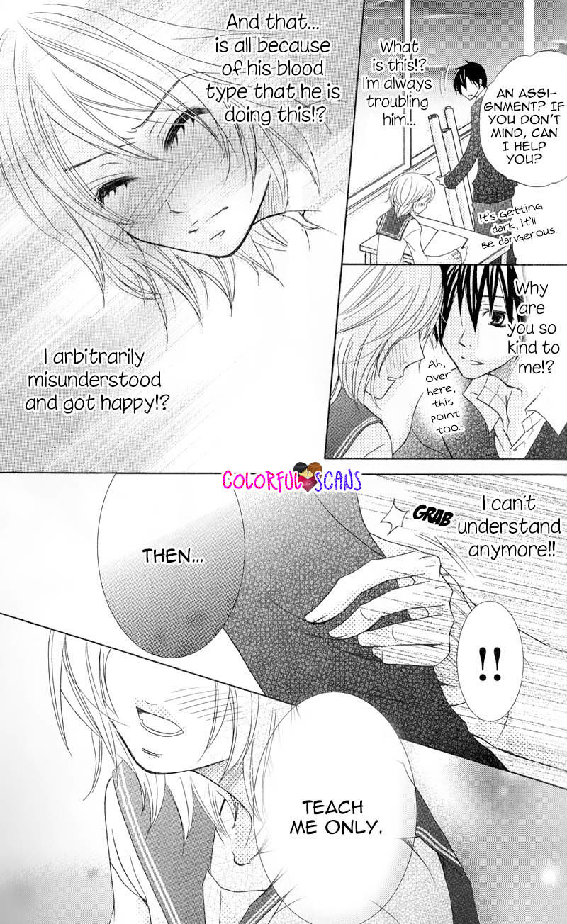 B-Gata Kareshi no Aishikata Chapter 2 page 21 - Chapter 2: How to catch an A blood type guy