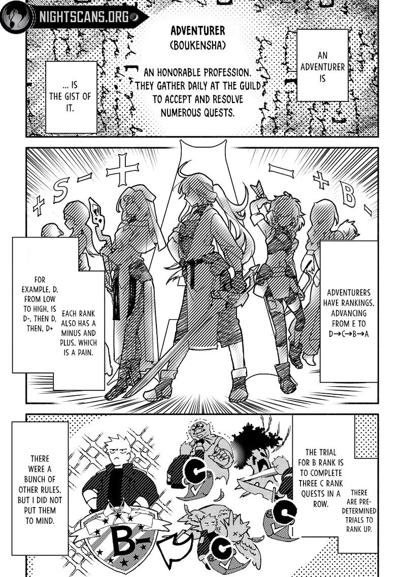 B-Rank Adventurer With a Bad Guy Face Becomes a Father for the Hero and His Childhood Friends Chapter 1 page 8 - Chapter 1