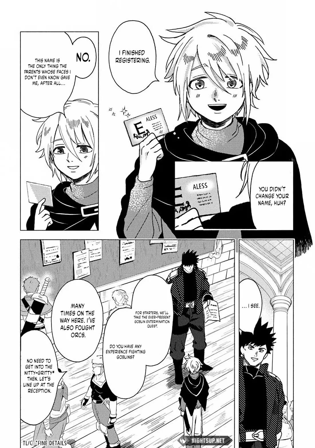 B-Rank Adventurer With a Bad Guy Face Becomes a Father for the Hero and His Childhood Friends Chapter 13 page 10 - Chapter 13