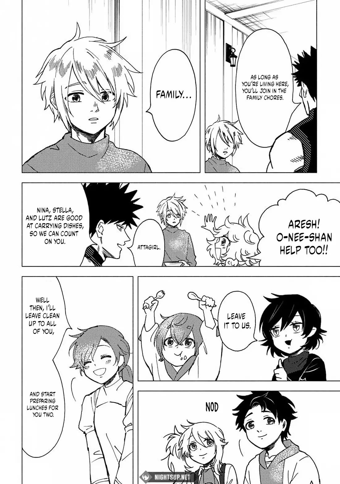 B-Rank Adventurer With a Bad Guy Face Becomes a Father for the Hero and His Childhood Friends Chapter 13 page 6 - Chapter 13