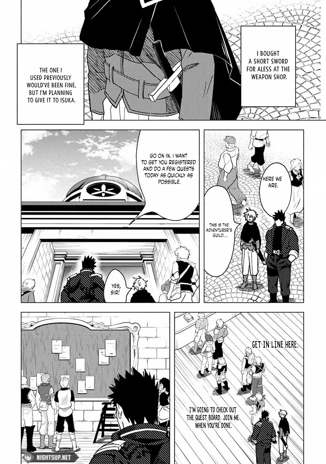 B-Rank Adventurer With a Bad Guy Face Becomes a Father for the Hero and His Childhood Friends Chapter 13 page 8 - Chapter 13