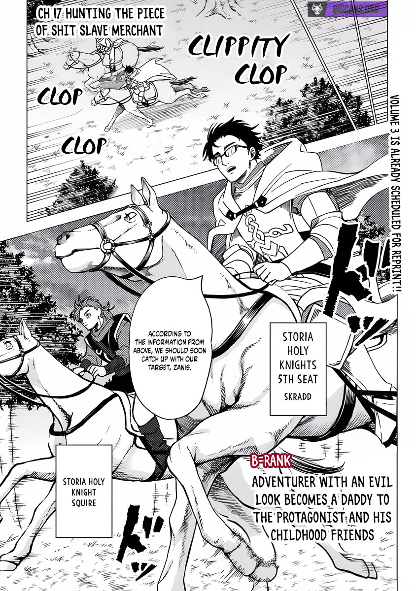 B-Rank Adventurer With a Bad Guy Face Becomes a Father for the Hero and His Childhood Friends Chapter 17 page 1 - Chapter 17