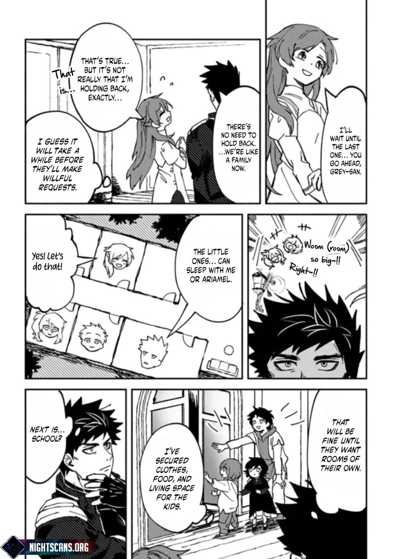 B-Rank Adventurer With a Bad Guy Face Becomes a Father for the Hero and His Childhood Friends Chapter 3 page 35 - Chapter 3