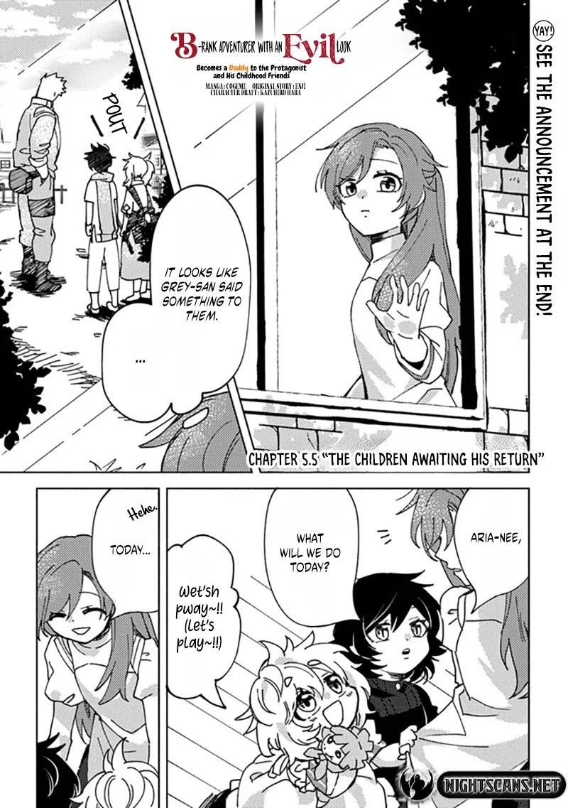 B-Rank Adventurer With a Bad Guy Face Becomes a Father for the Hero and His Childhood Friends Chapter 5.5 page 2 - Chapter 5.5