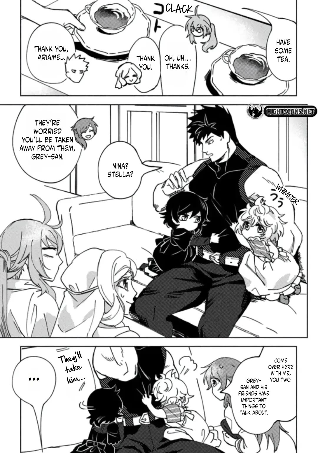 B-Rank Adventurer With a Bad Guy Face Becomes a Father for the Hero and His Childhood Friends Chapter 5 page 4 - Chapter 5