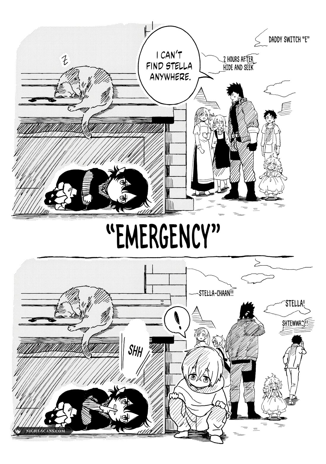 B-Rank Adventurer With a Bad Guy Face Becomes a Father for the Hero and His Childhood Friends Chapter 9 page 34 - Chapter 9