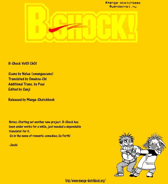 B-Shock! Chapter 1 page 1 - Chapter 1: Arata & Hatsune