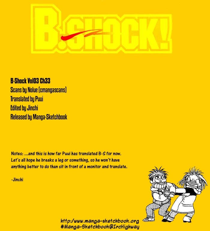 B-Shock! Chapter 33 page 1 - Chapter 33: If only I could...