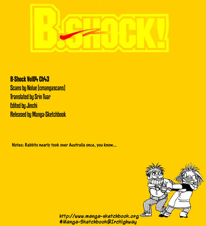 B-Shock! Chapter 43 page 1 - Chapter 43: Arata the Rabbit