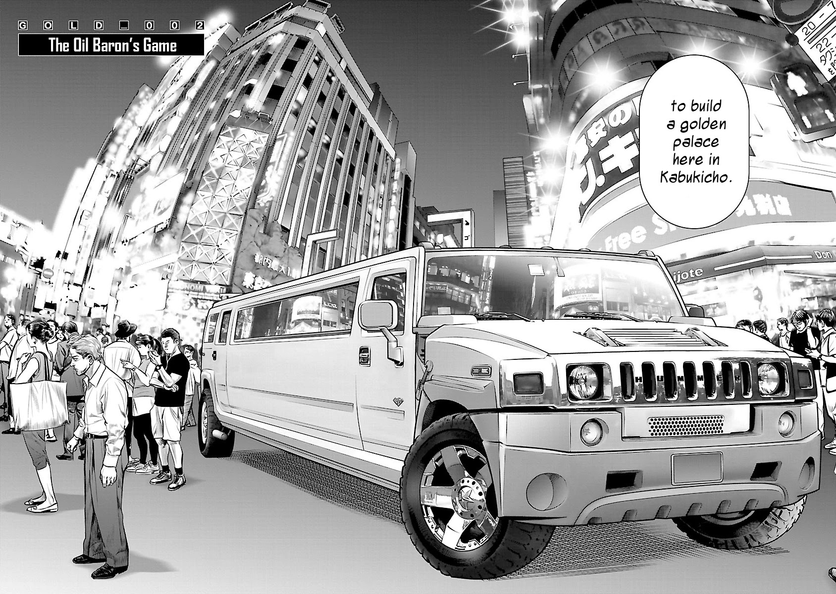 Babel the 2nd: Golden Boy Chapter 2 page 2 - Chapter 2: The Oil Baron's Game