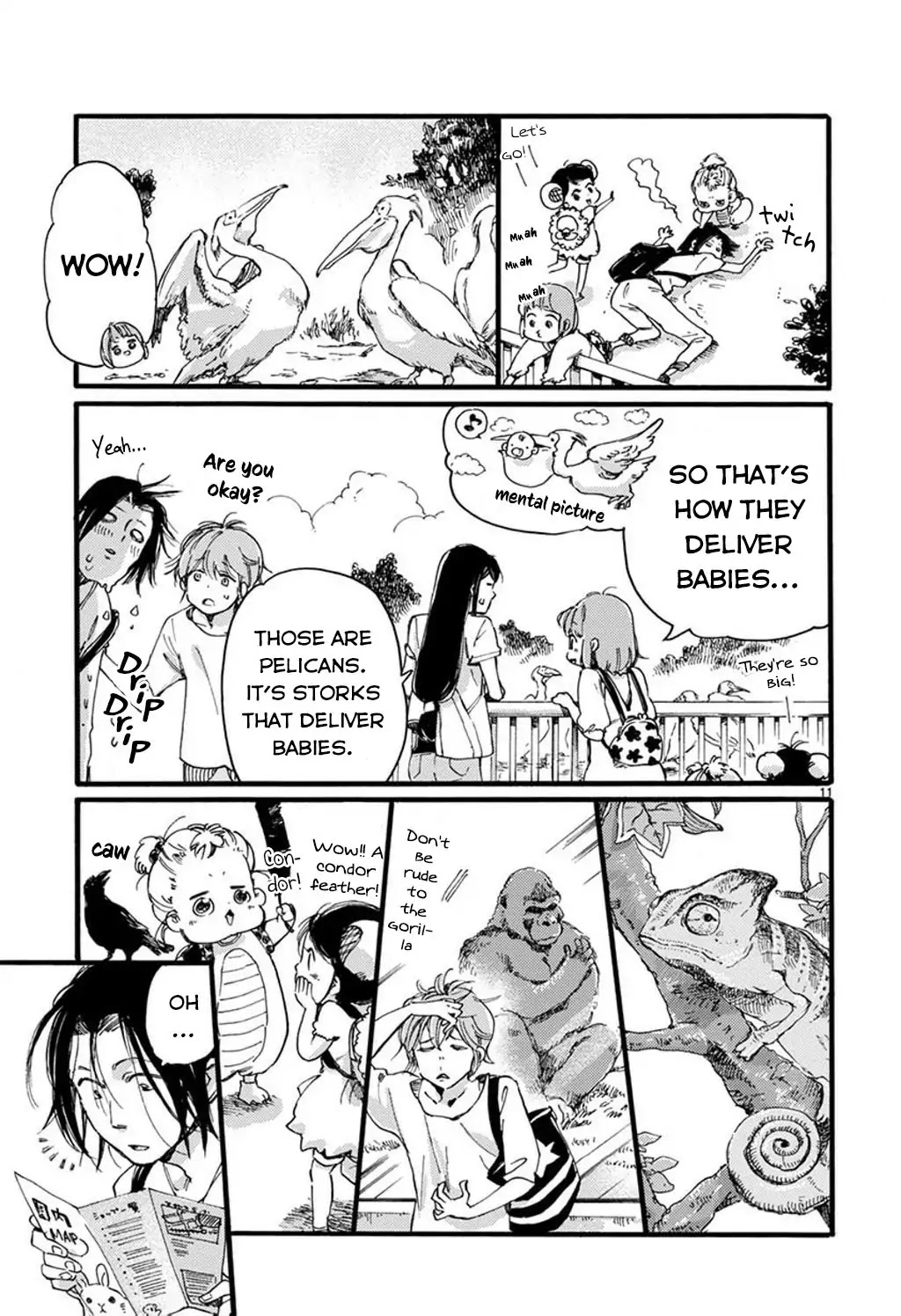 Baby, Kokoro no Mama ni! Chapter 25 page 13 - Chapter 25: Survive the Zoo (Dead or Alive)