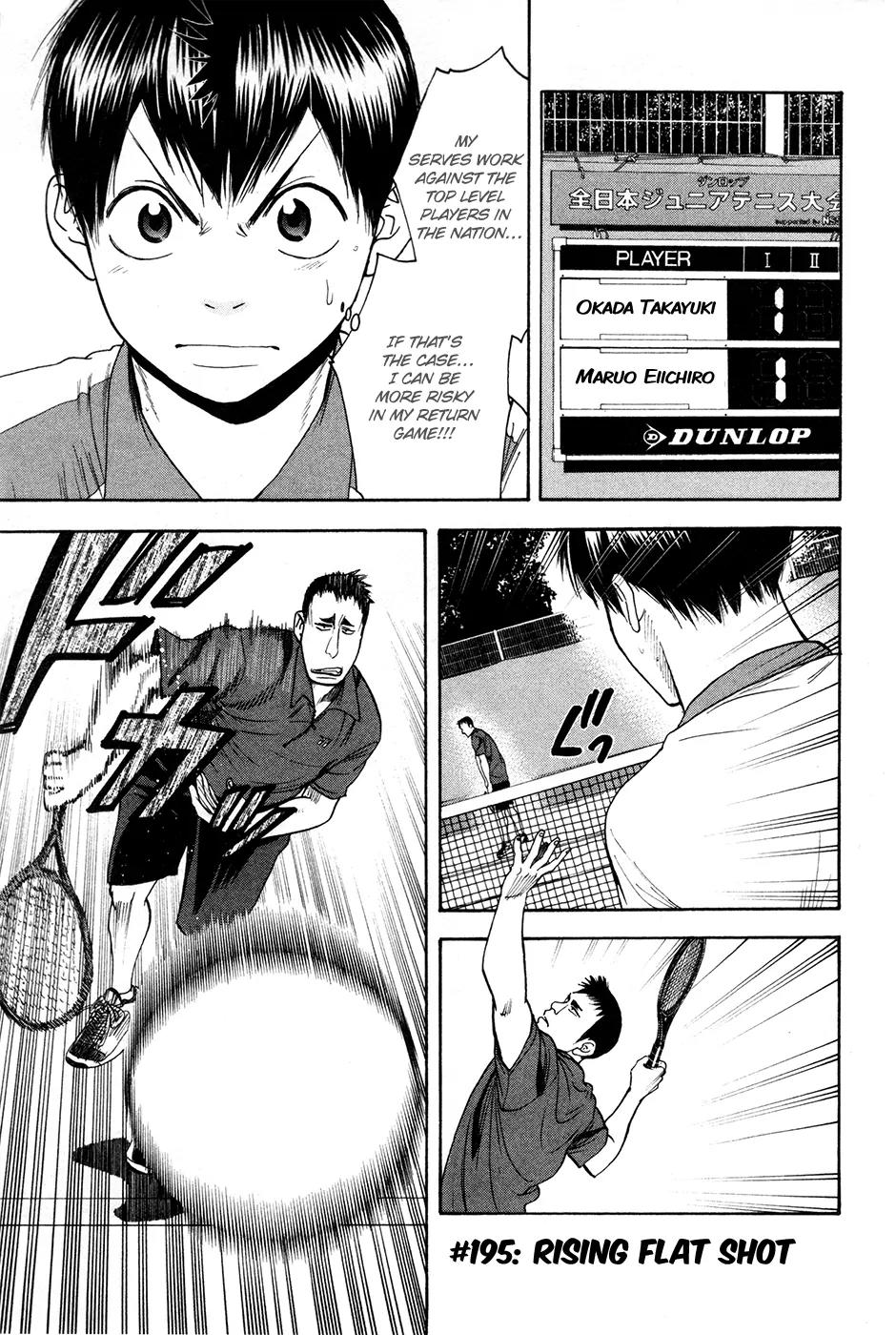 Baby Steps Chapter 195 page 2 - Chapter 195: Rising Flat Shot