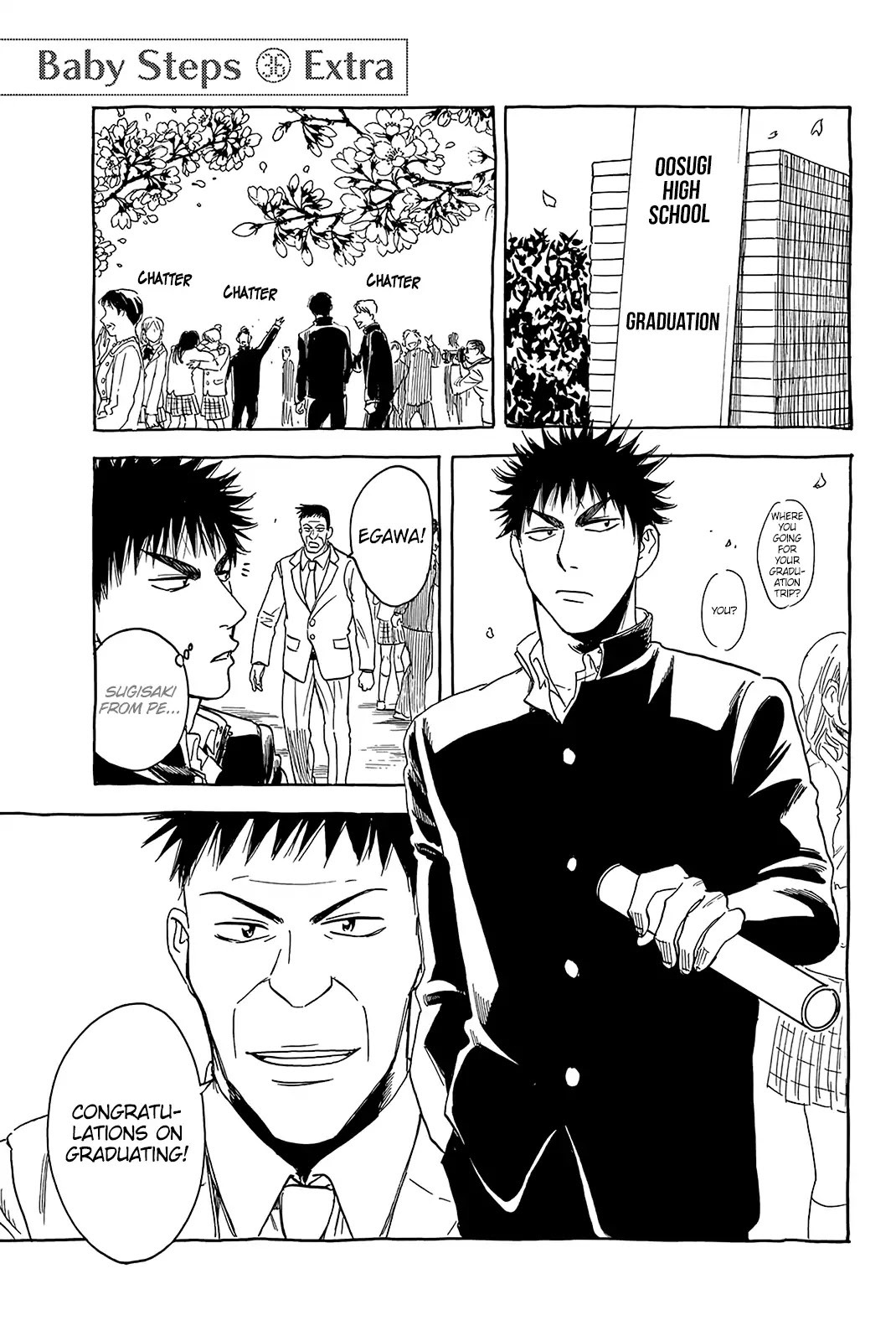 Baby Steps Chapter 345.5 page 2 - Chapter 345.5: Volume 36 Omake