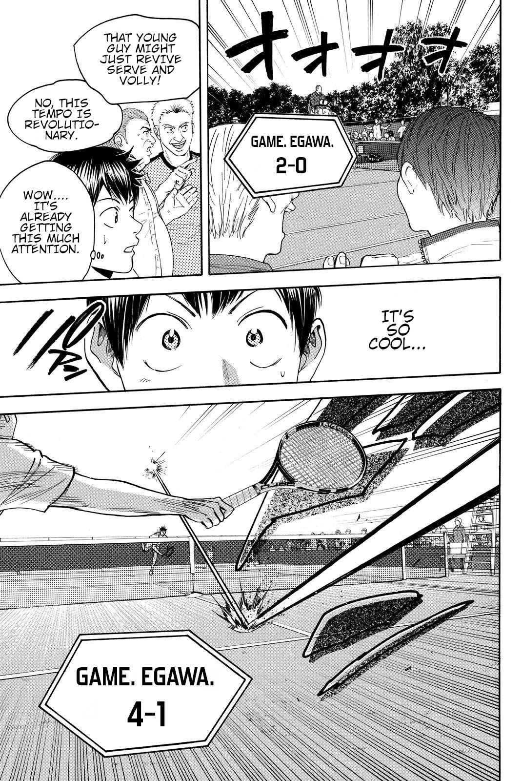 Baby Steps Chapter 384 page 11 - Chapter 384: The feel of Grand Slam