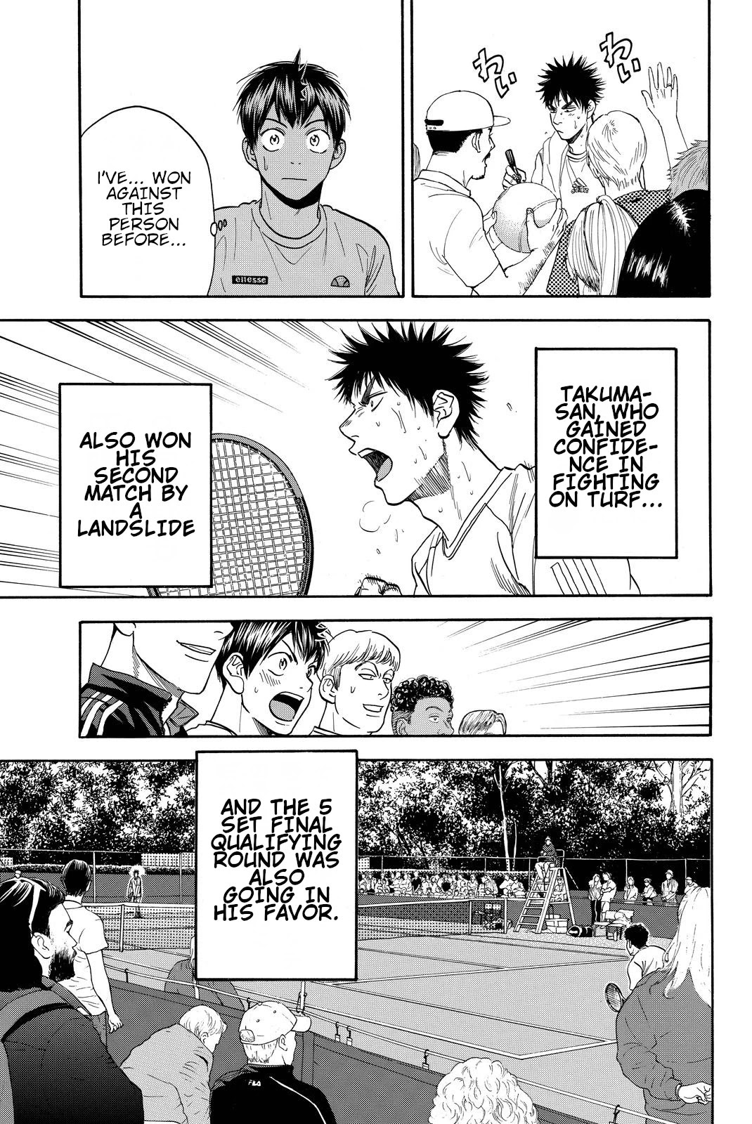 Baby Steps Chapter 384 page 13 - Chapter 384: The feel of Grand Slam