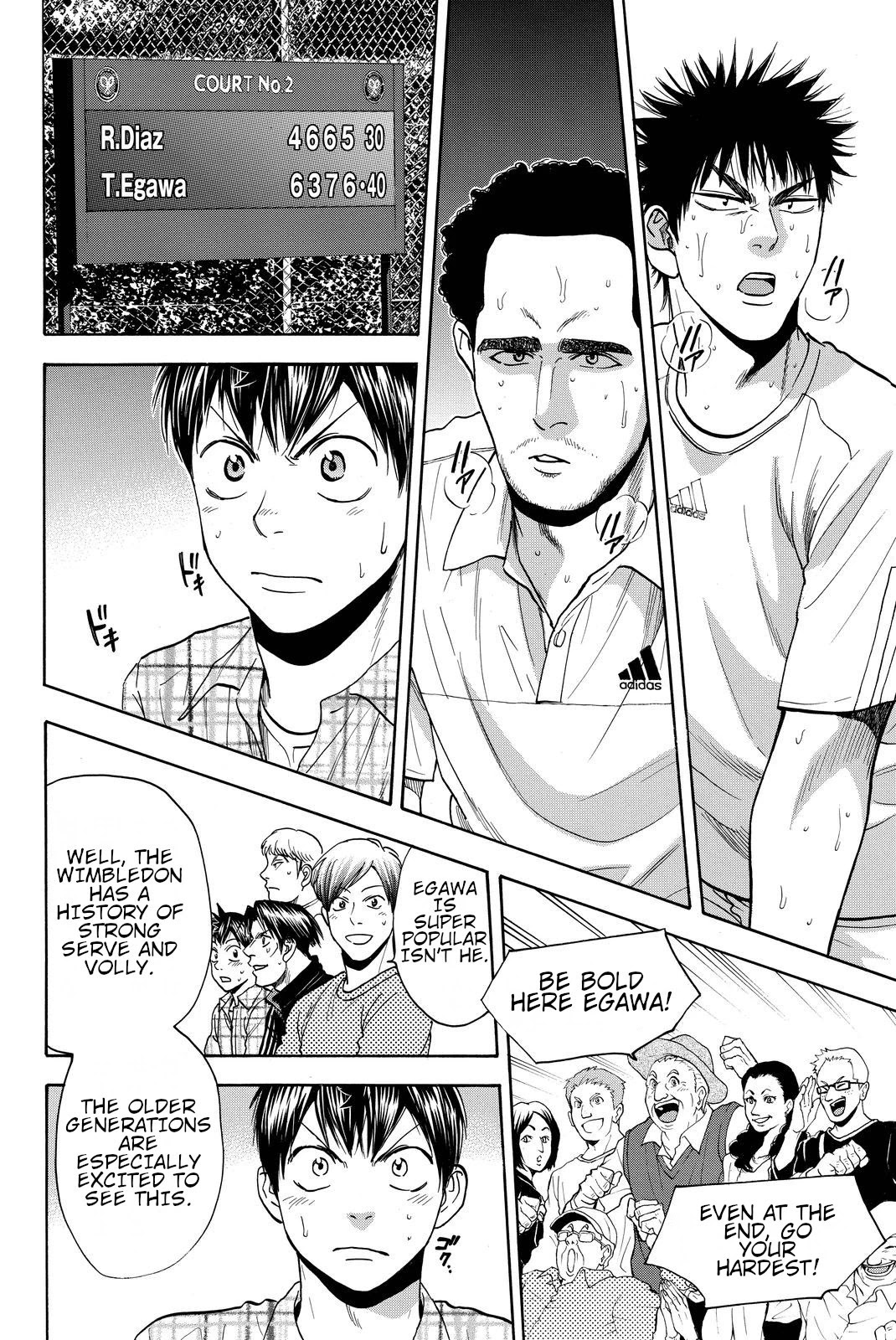 Baby Steps Chapter 384 page 14 - Chapter 384: The feel of Grand Slam