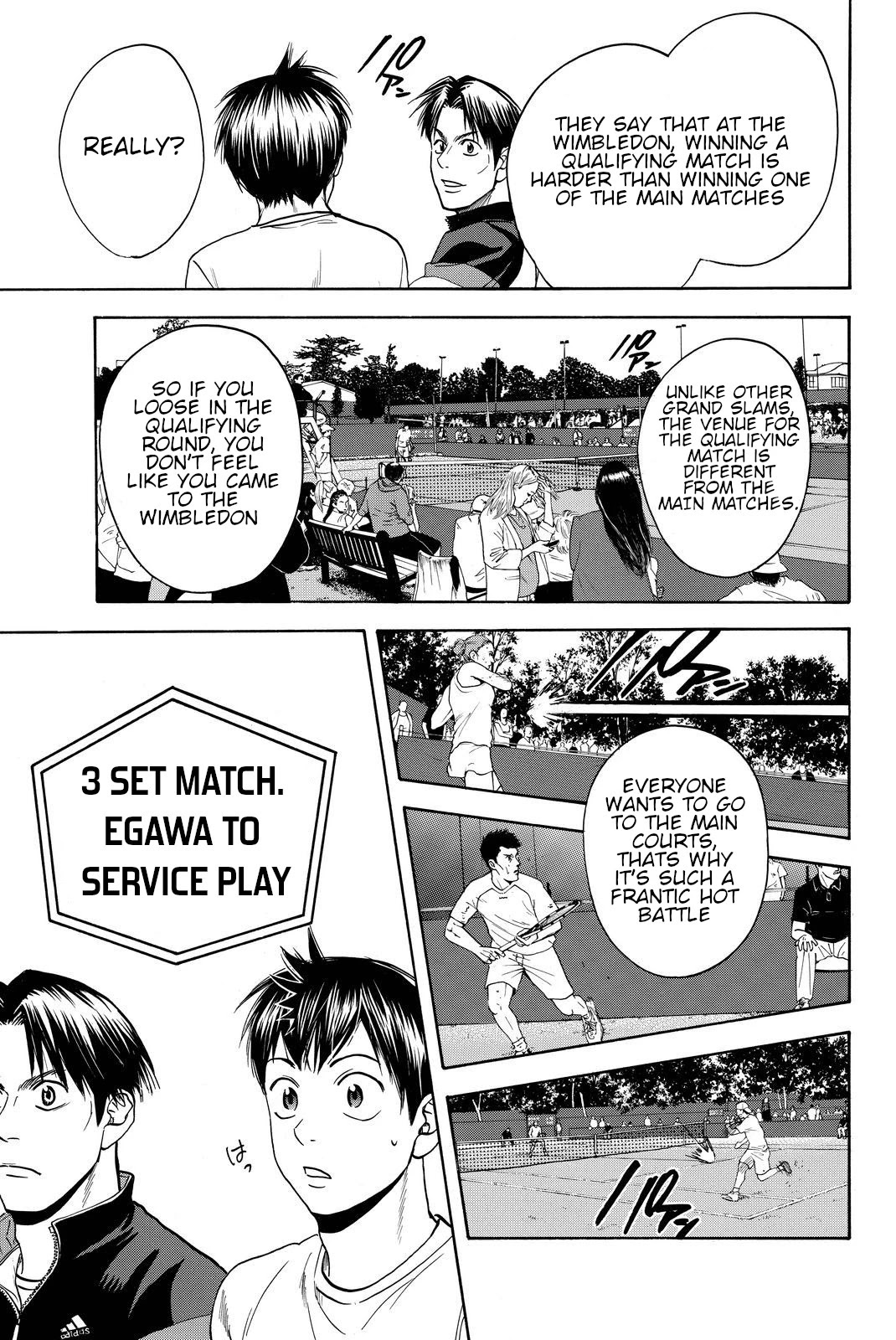 Baby Steps Chapter 384 page 3 - Chapter 384: The feel of Grand Slam