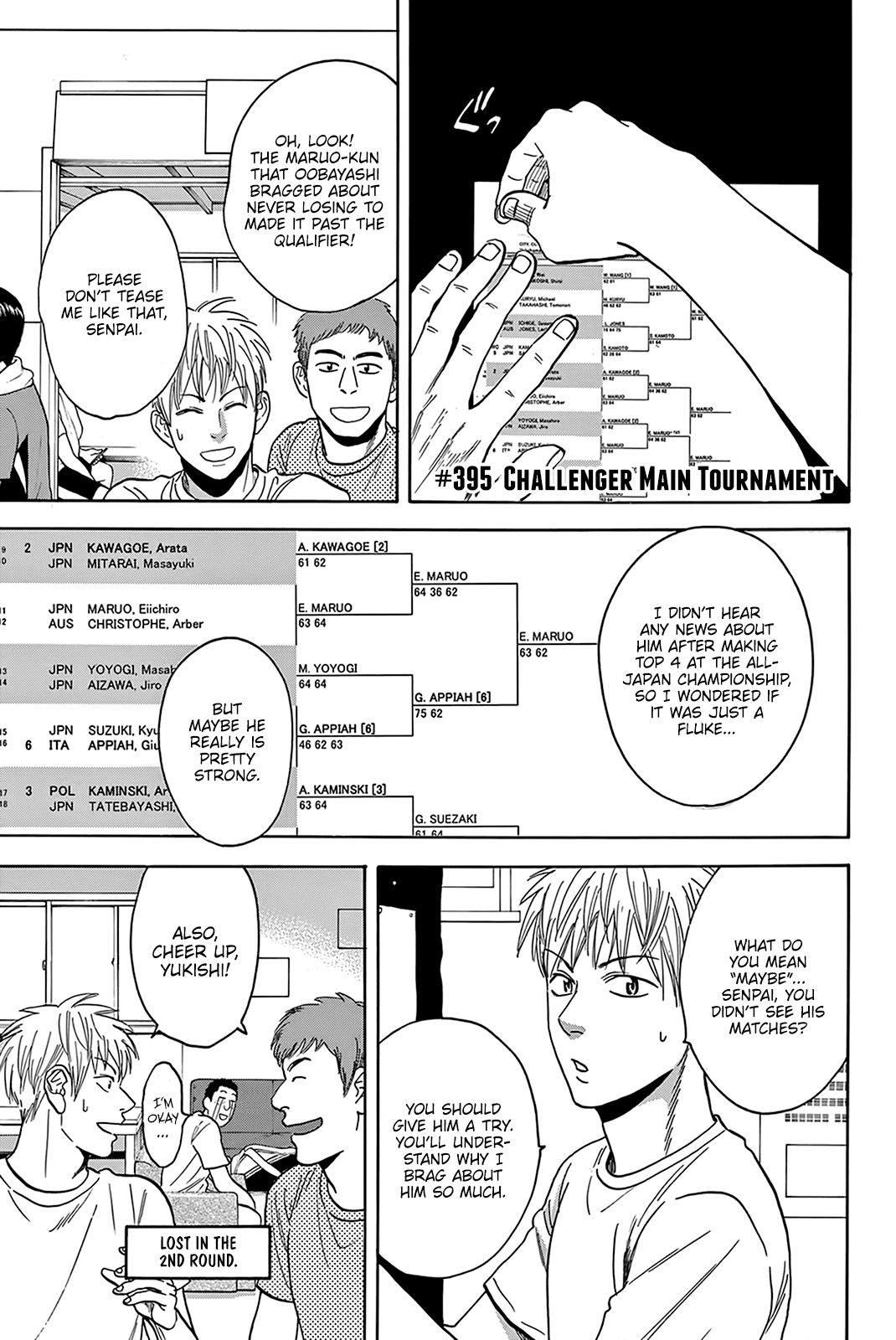 Baby Steps Chapter 395 page 2 - Chapter 395: Challenger Main Tournament