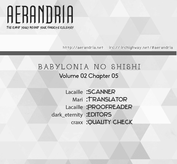 Babylonia no Shishi Chapter 5 page 2 - Chapter 5: Chapter 5