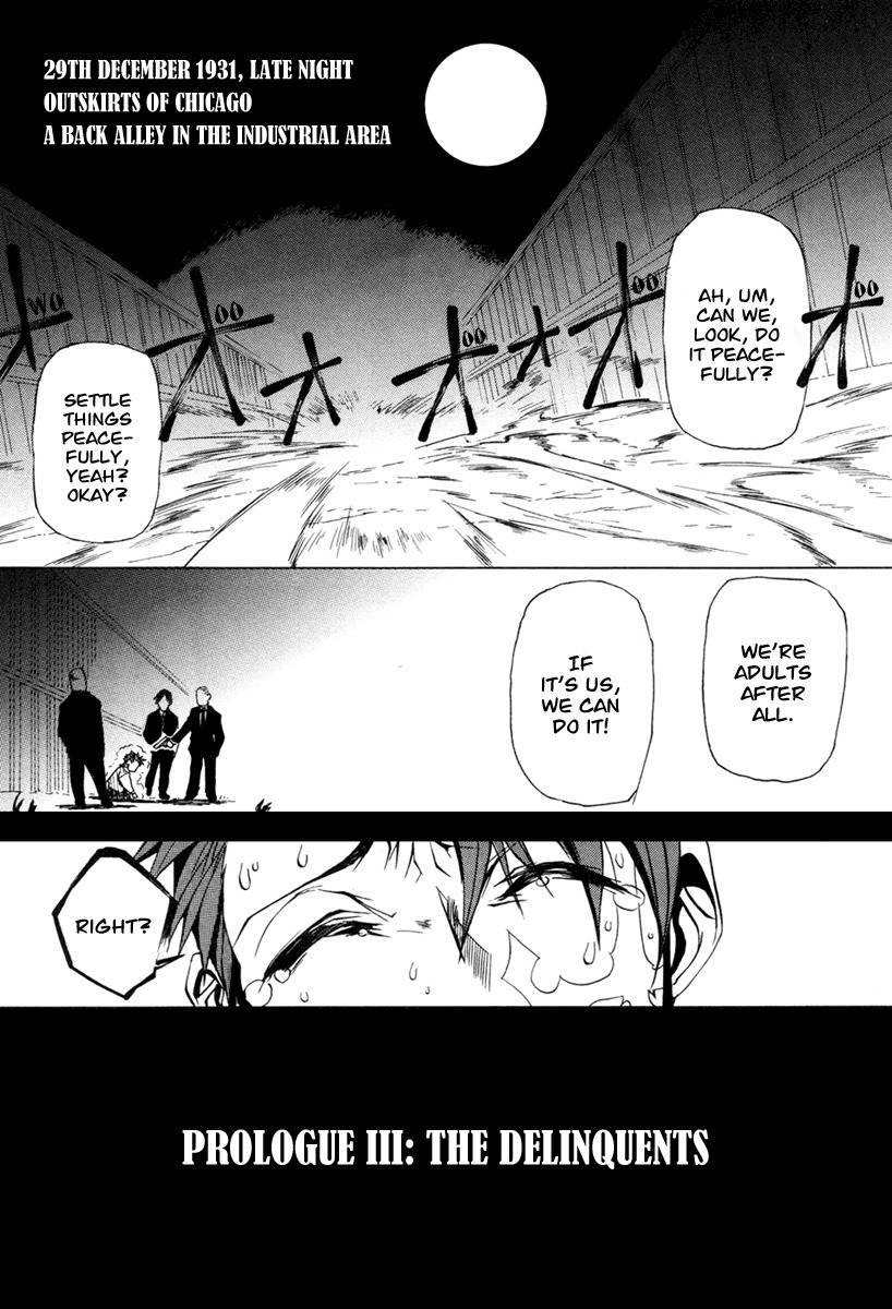 Baccano! 1931 The Grand Punk Railroad Chapter 3 page 1 - Chapter 3: The Delinquents