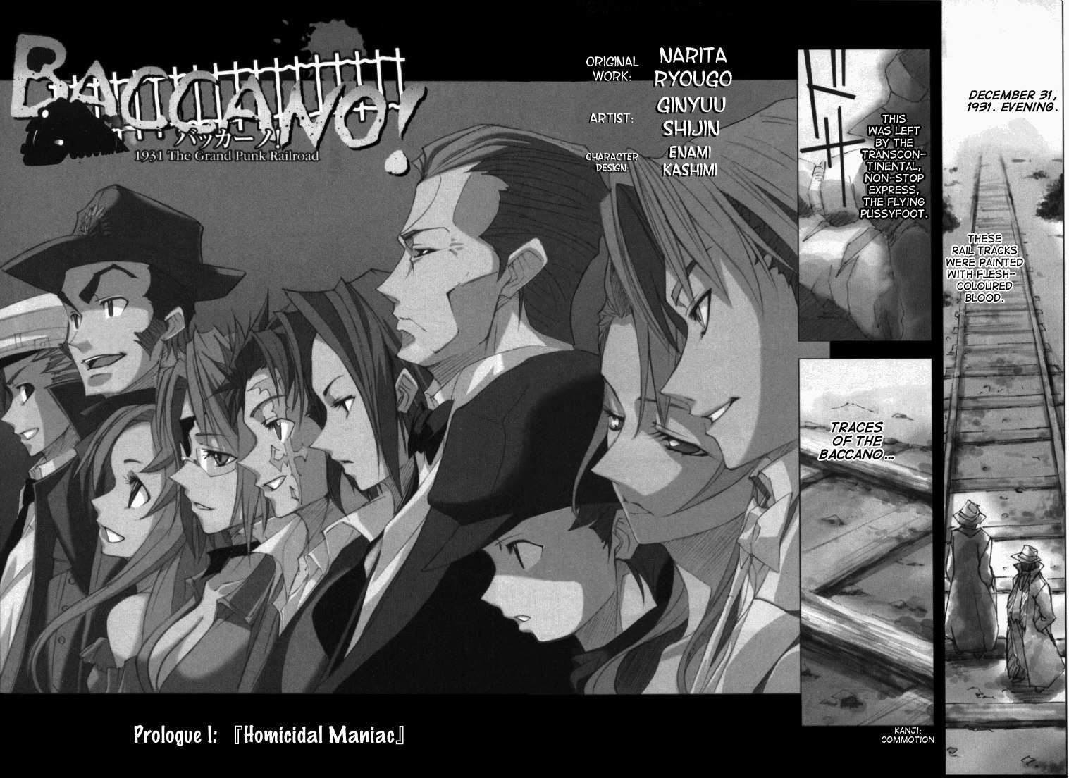 Baccano! Chapter 1 page 4 - Chapter 1