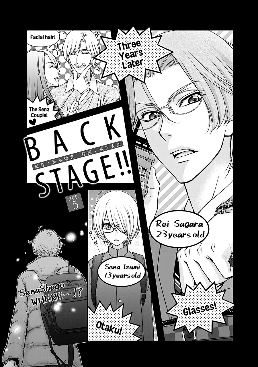 Back Stage!! Chapter 5 page 1 - Chapter 5: Back Stage!! Manga Chapter 05