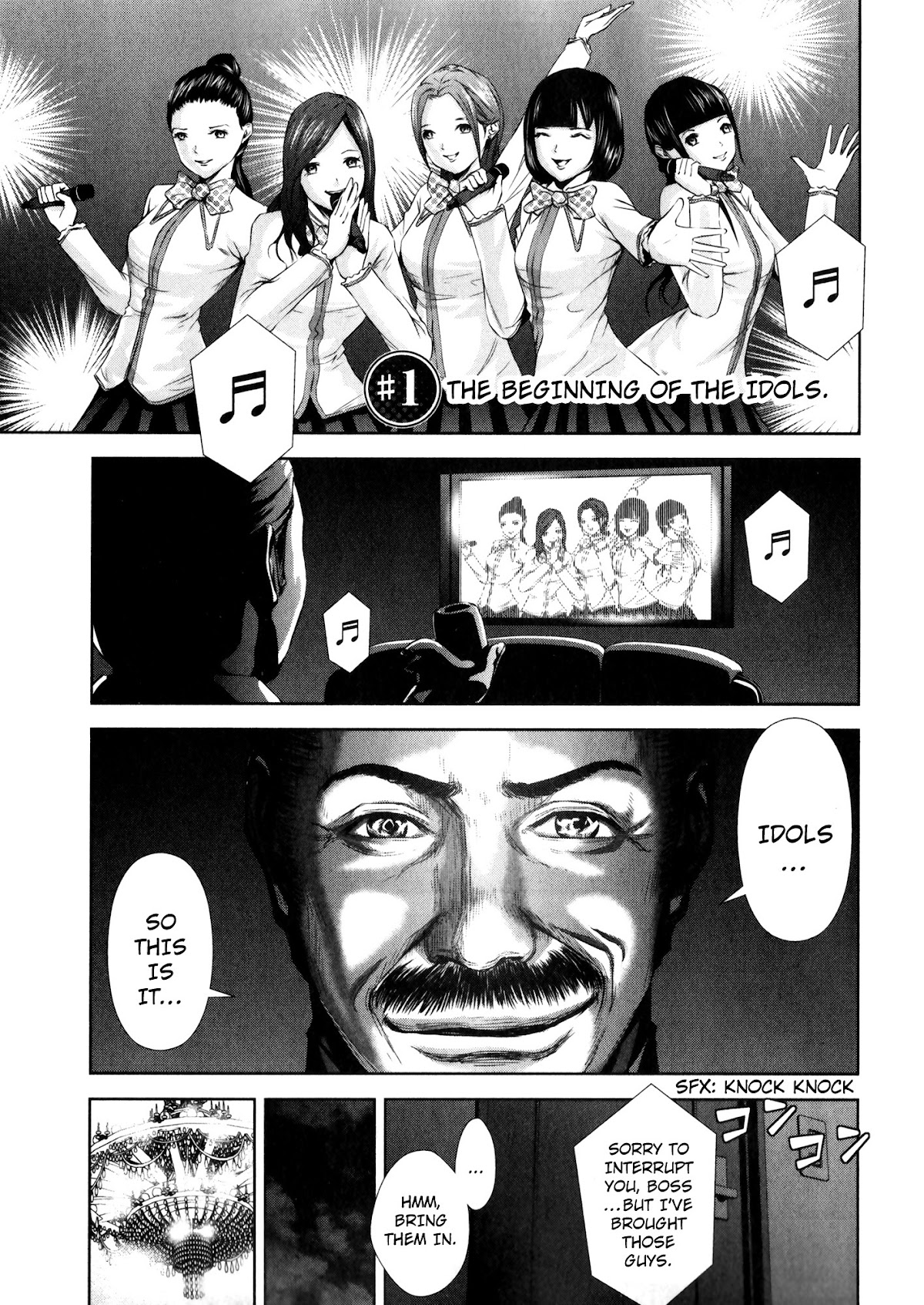 Back Street Girls - Washira Idol Hajimemashita. Chapter 1 page 2 - Chapter 1: The Beginning of The Idols