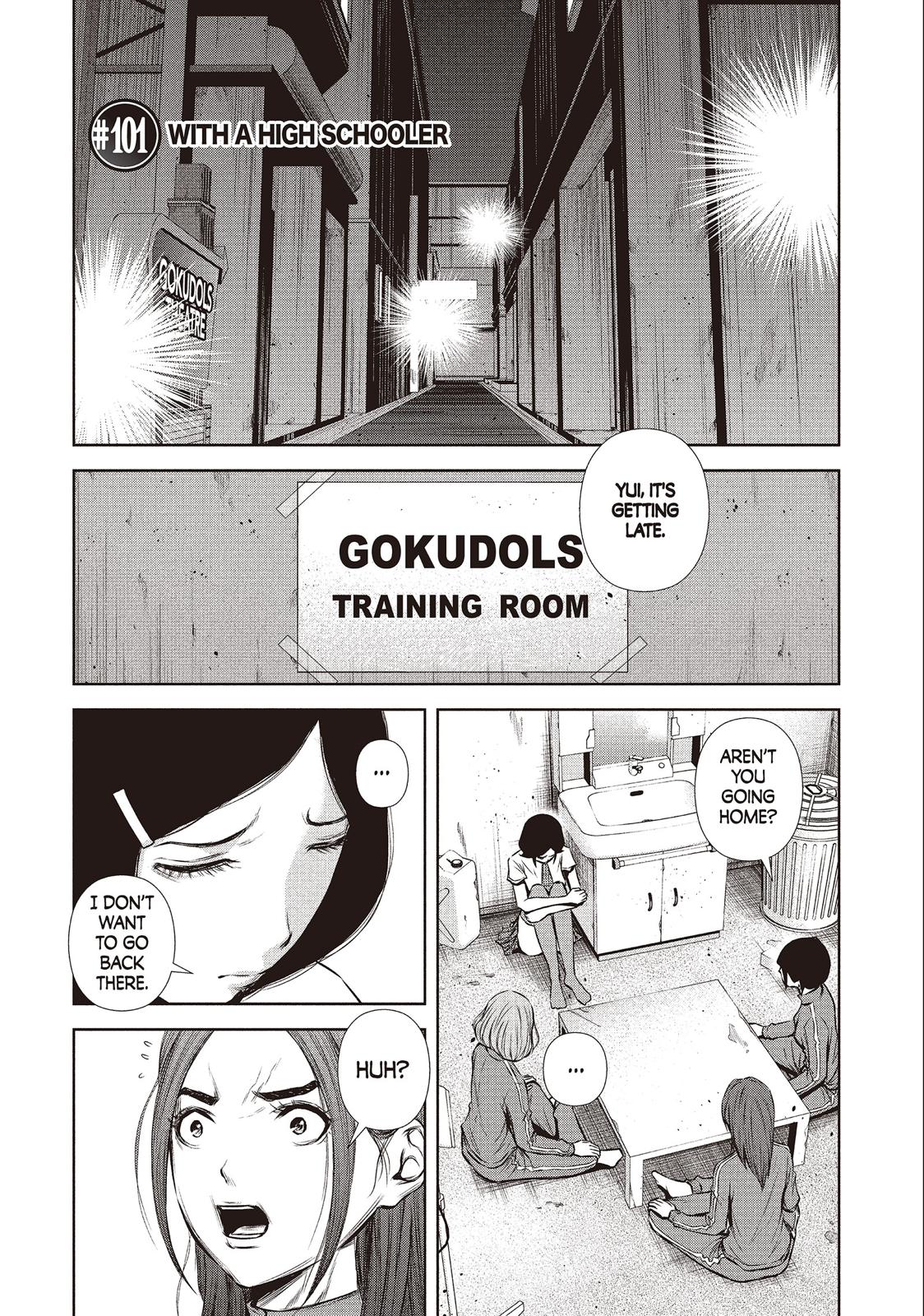 Back Street Girls - Washira Idol Hajimemashita. Chapter 101 page 1 - Chapter 101