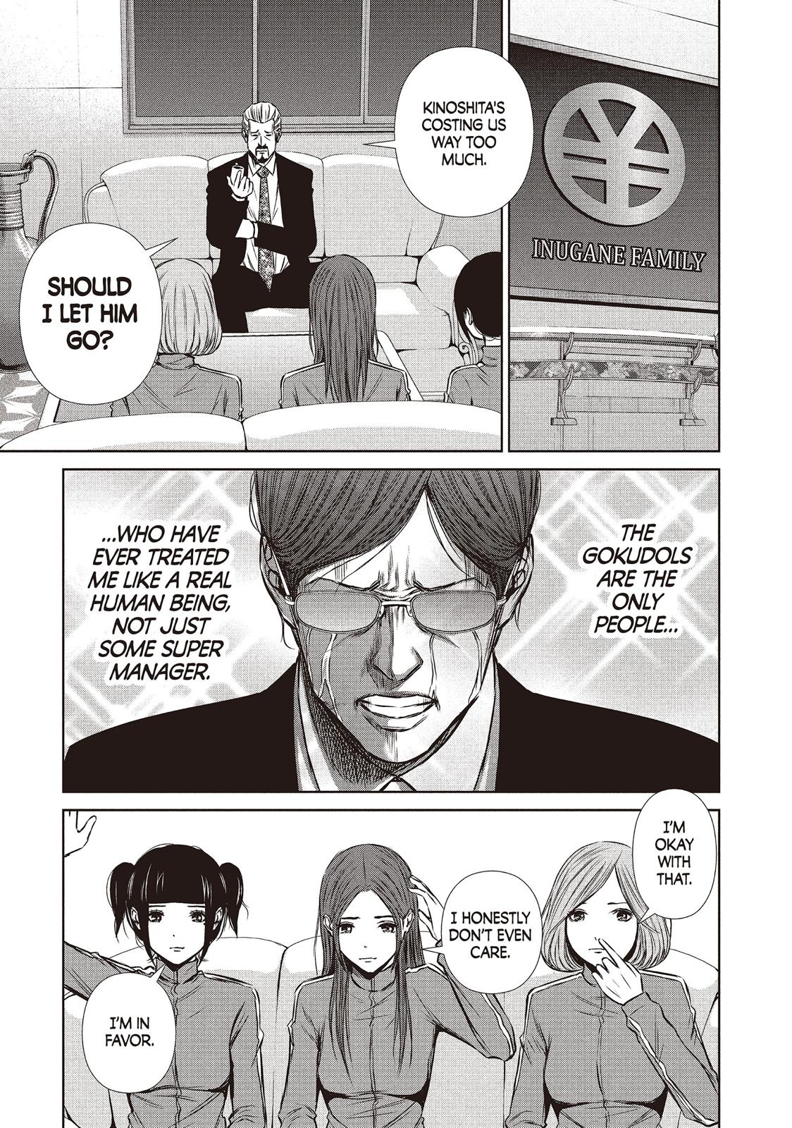 Back Street Girls - Washira Idol Hajimemashita. Chapter 106 page 11 - Chapter 106