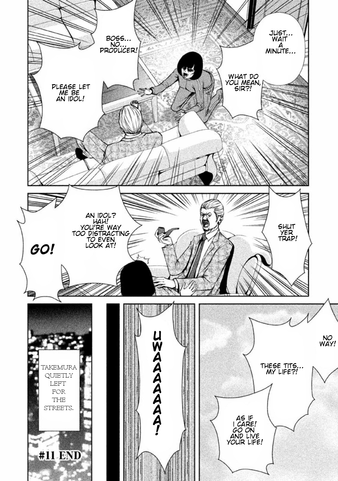 Back Street Girls - Washira Idol Hajimemashita. Chapter 11 page 13 - Chapter 11: The Fourth Man