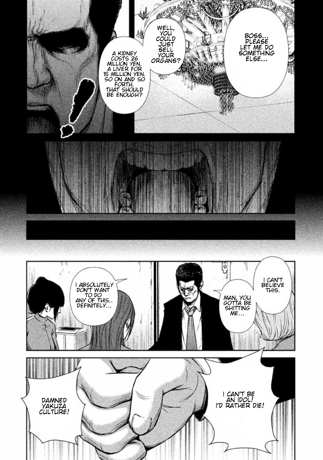 Back Street Girls - Washira Idol Hajimemashita. Chapter 11 page 5 - Chapter 11: The Fourth Man