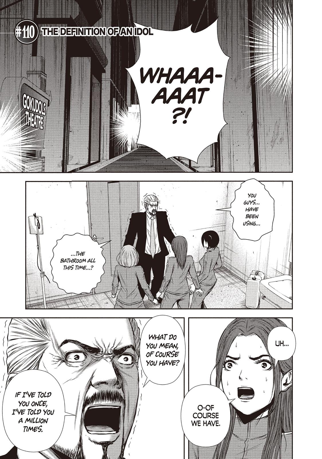 Back Street Girls - Washira Idol Hajimemashita. Chapter 110 page 1 - Chapter 110