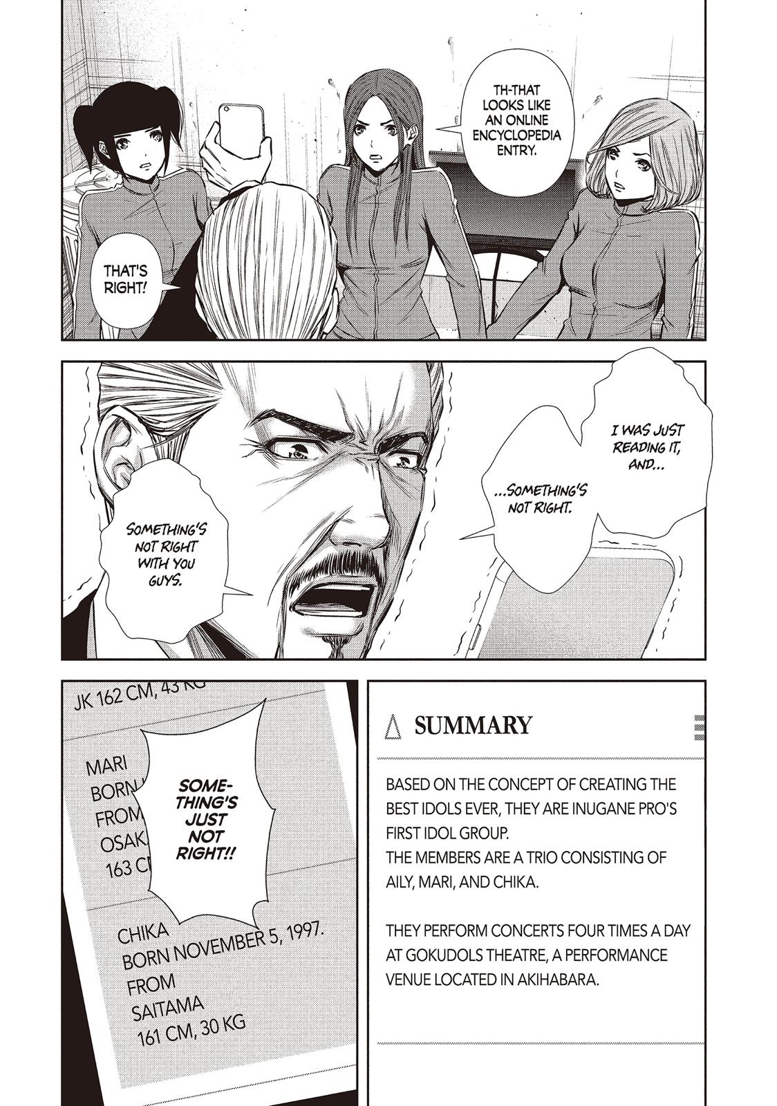 Back Street Girls - Washira Idol Hajimemashita. Chapter 112 page 3 - Chapter 112