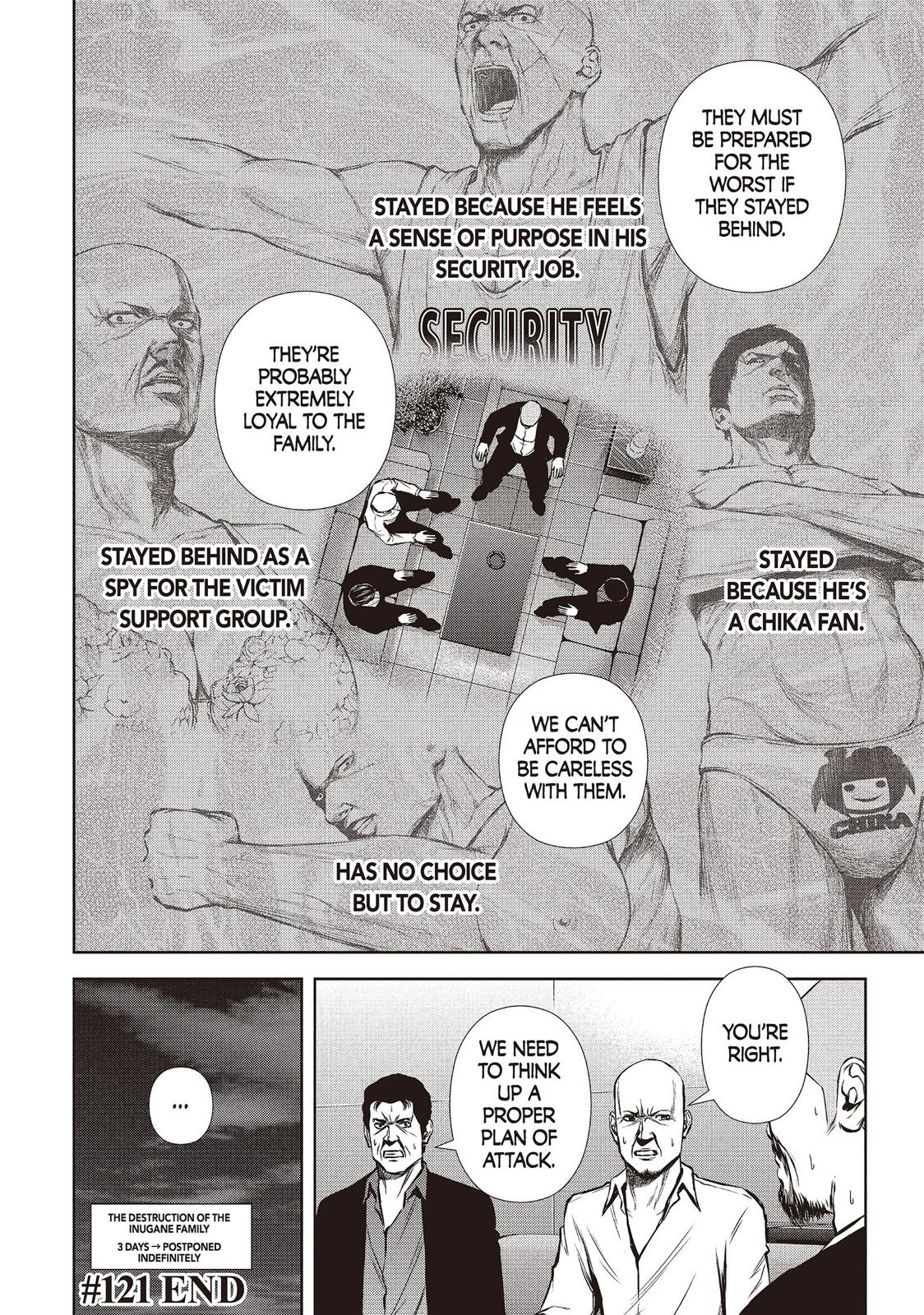 Back Street Girls - Washira Idol Hajimemashita. Chapter 121 page 15 - Chapter 121