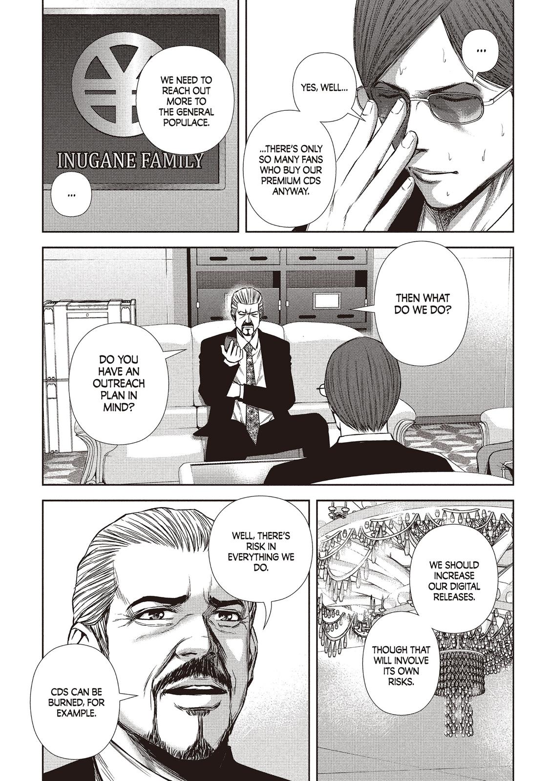 Back Street Girls - Washira Idol Hajimemashita. Chapter 128 page 6 - Chapter 128