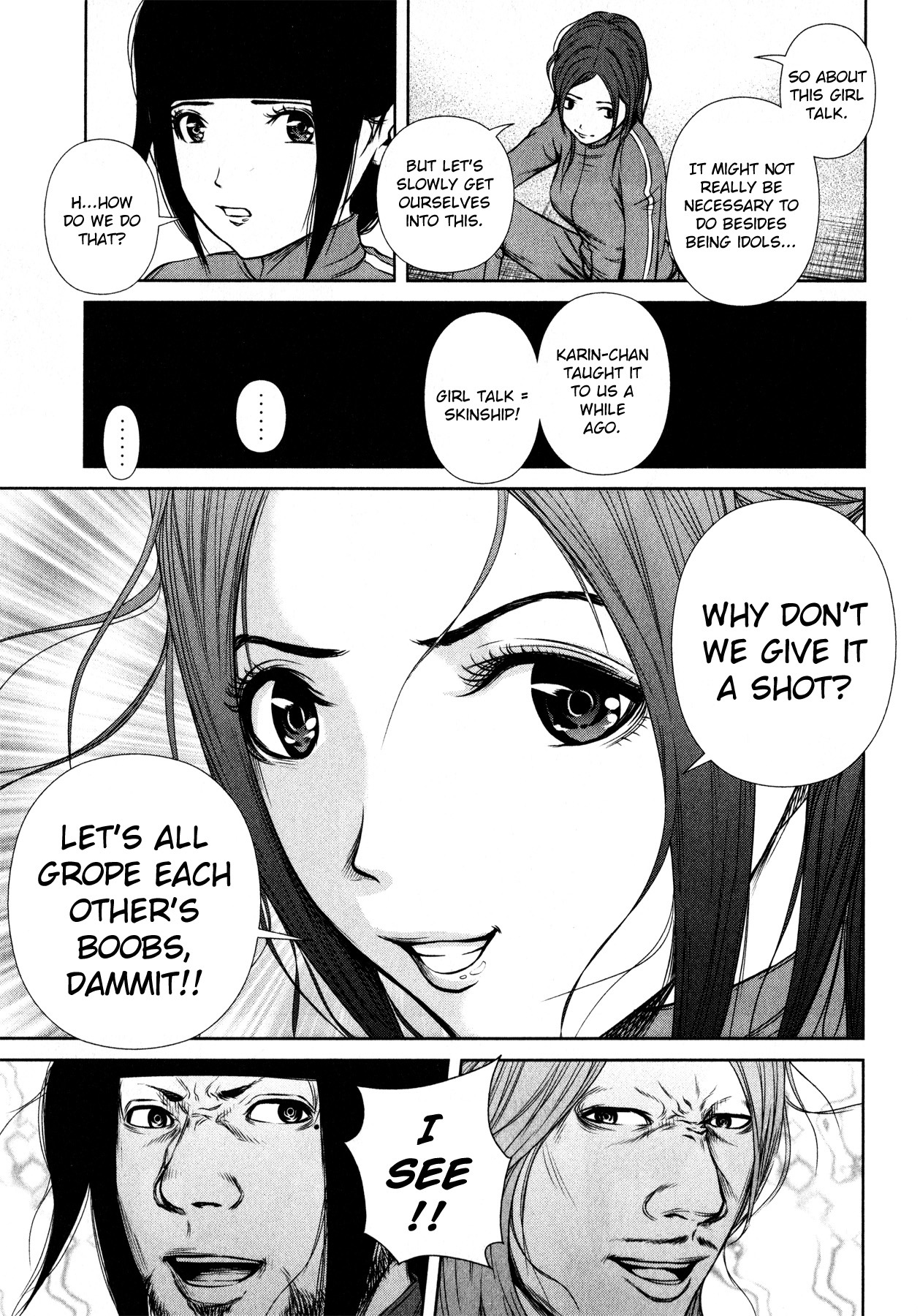 Back Street Girls - Washira Idol Hajimemashita. Chapter 9 page 10 - Chapter 9: What's Girl Talk?