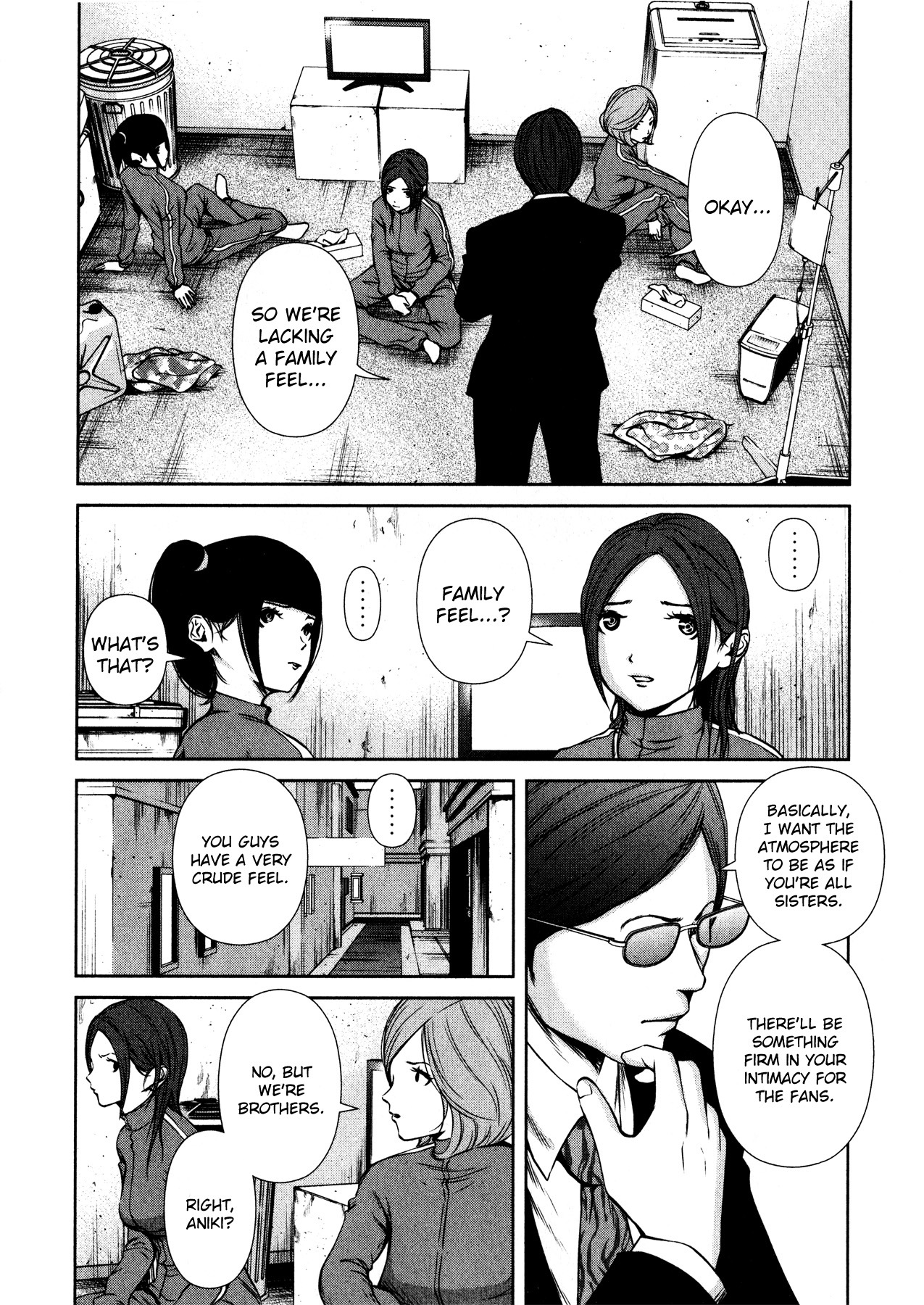Back Street Girls - Washira Idol Hajimemashita. Chapter 9 page 3 - Chapter 9: What's Girl Talk?