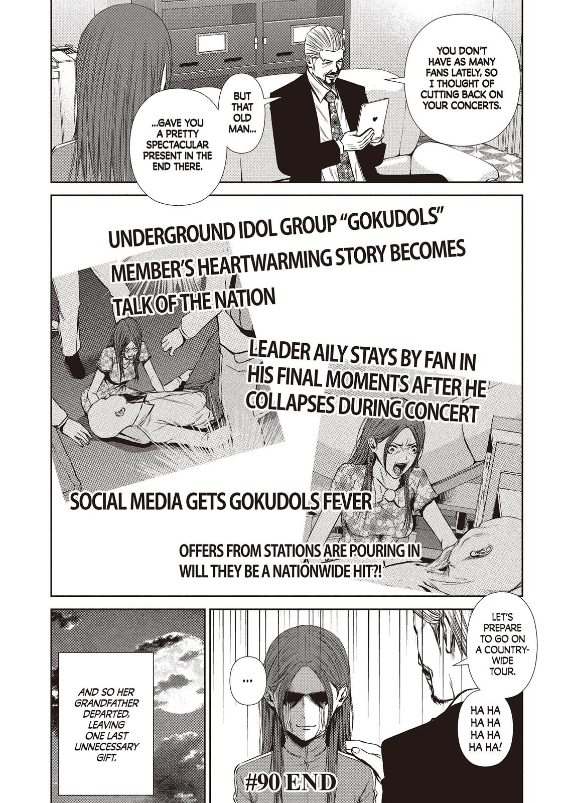 Back Street Girls - Washira Idol Hajimemashita. Chapter 90 page 12 - Chapter 90