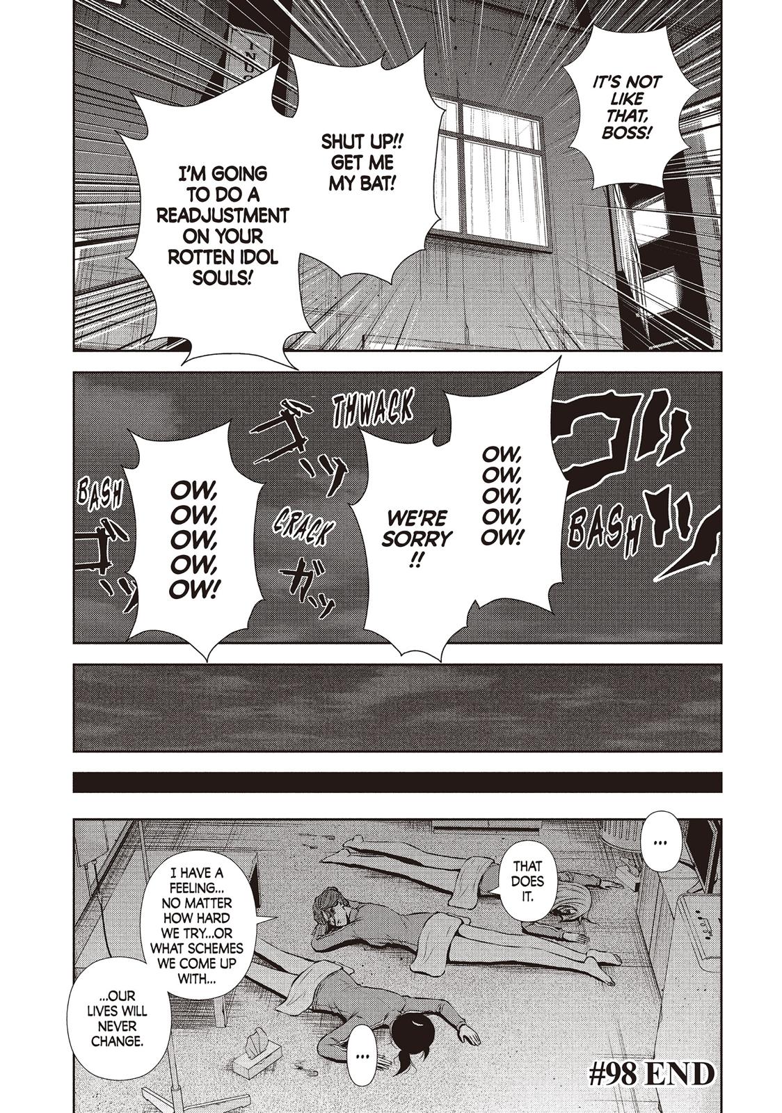 Back Street Girls - Washira Idol Hajimemashita. Chapter 98 page 12 - Chapter 98