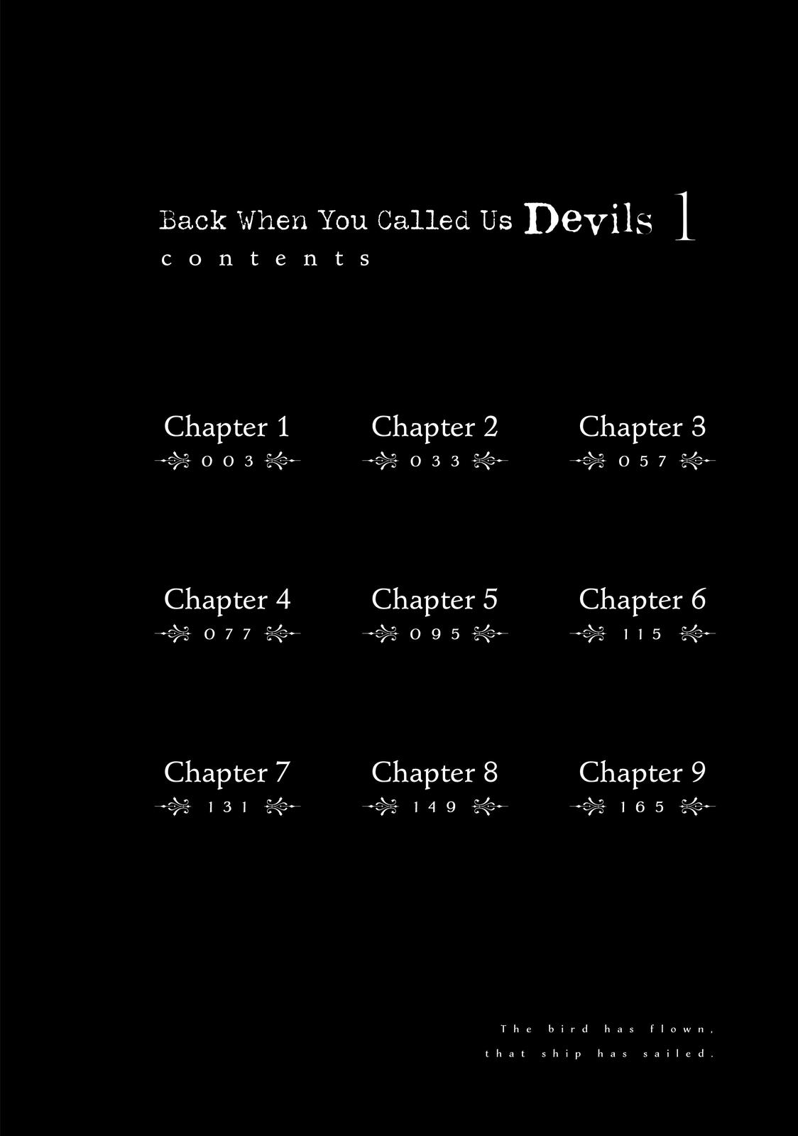 Back When You Called Us Devils Chapter 1 page 3 - Chapter 1