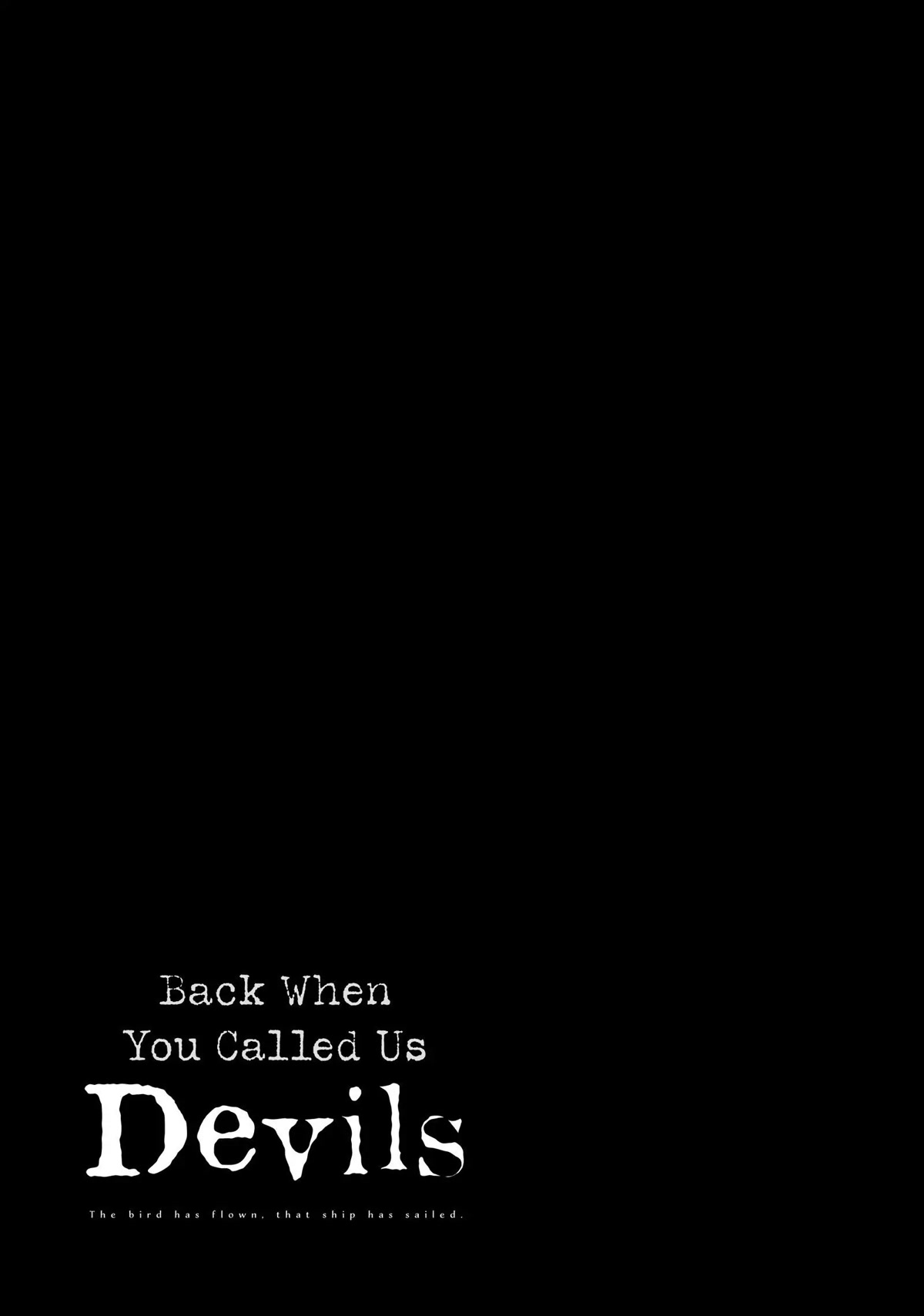 Back When You Called Us Devils Chapter 142 page 17 - Chapter 142