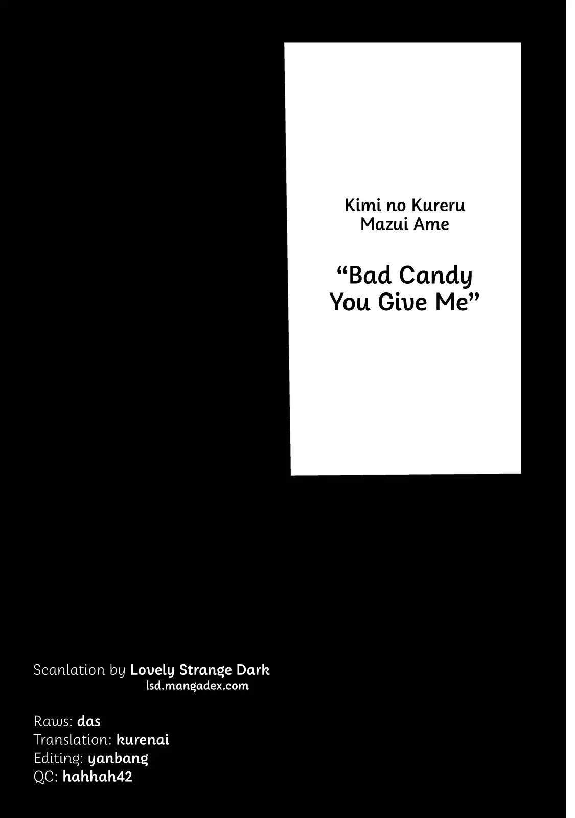 Bad Candy You Give Me Chapter 1 page 3 - Chapter 1: Bad Candy You Give Me