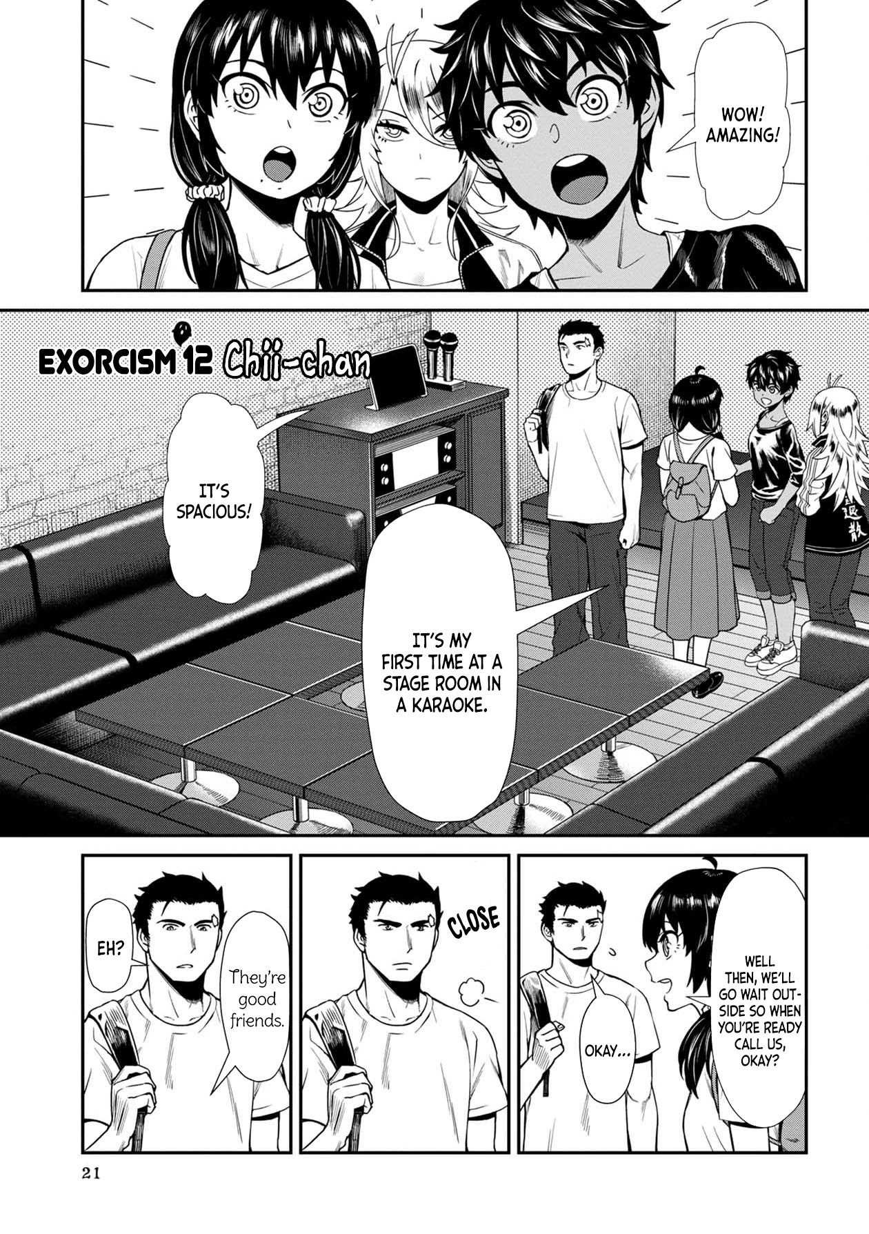 Bad Girl-Exorcist Reina Chapter 12 page 1 - Chapter 12: Exorcism #12: Chii-chan